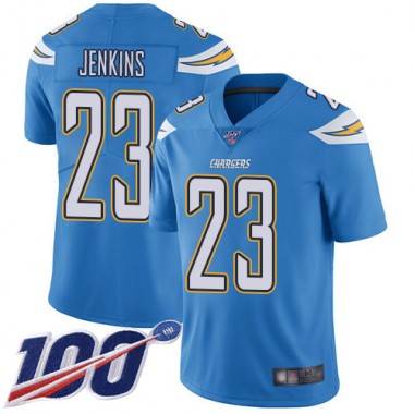 Los Angeles Chargers NFL Football Rayshawn Jenkins Electric Blue Jersey Men Limited 23 Alternate 100th Season Vapor Untouchable